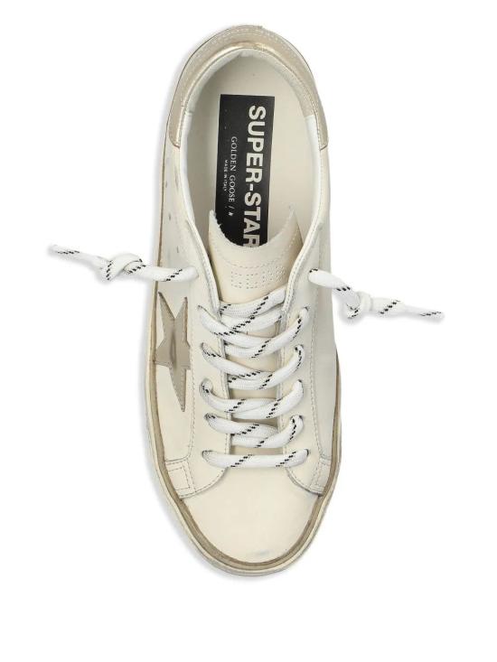 25FW 골든구스 SUPER STAR 슈퍼 스타 클래식 스니커즈 GWF00101F007558 10698 OPTIC WHITE PLATINUM - GOLDEN GOOSE