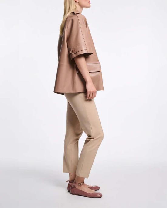  도로시 슈마허 플랫 슈즈 글로시 샤인 발레리나 플랫 코퍼 - DOROTHEE SCHUMACHER