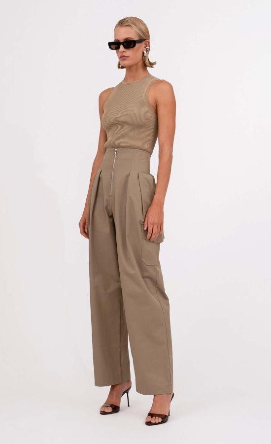  논살란트 레이블 스트레이트 팬츠 넌샬런트 라벨 워커 팬츠 아미 - NONCHALANT LABEL