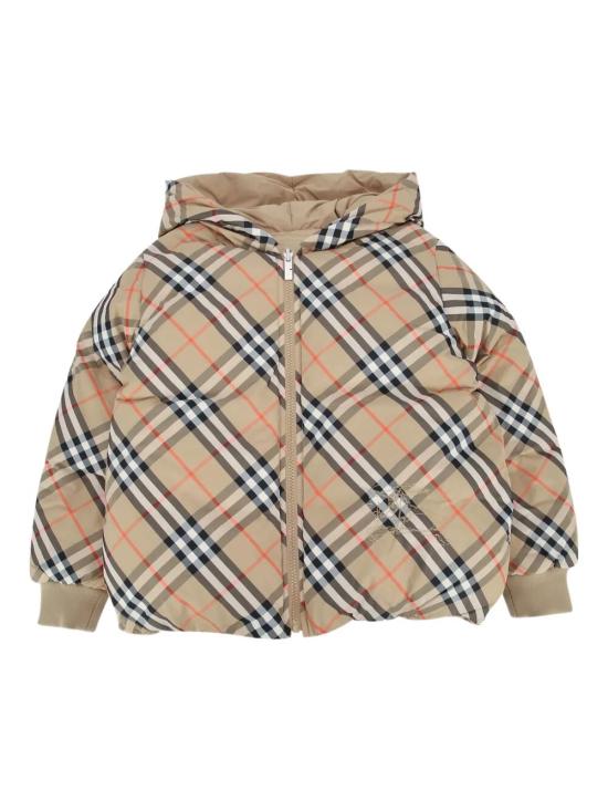 25FW [키즈] 버버리 패딩 8112751 B9368 SAND IP CHECK