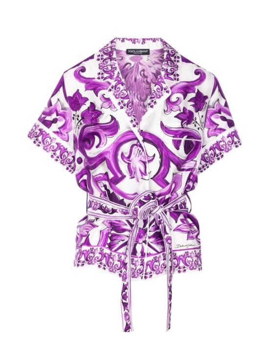 25FW 돌체앤가바나 블라우스 F5G67THI1TKIP3TN PURPLE
