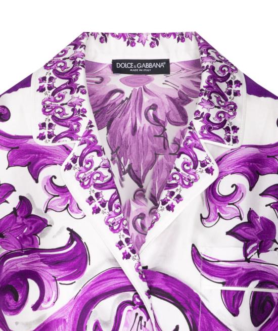 25FW 돌체앤가바나 블라우스 F5G67THI1TKIP3TN PURPLE - DOLCE & GABBANA