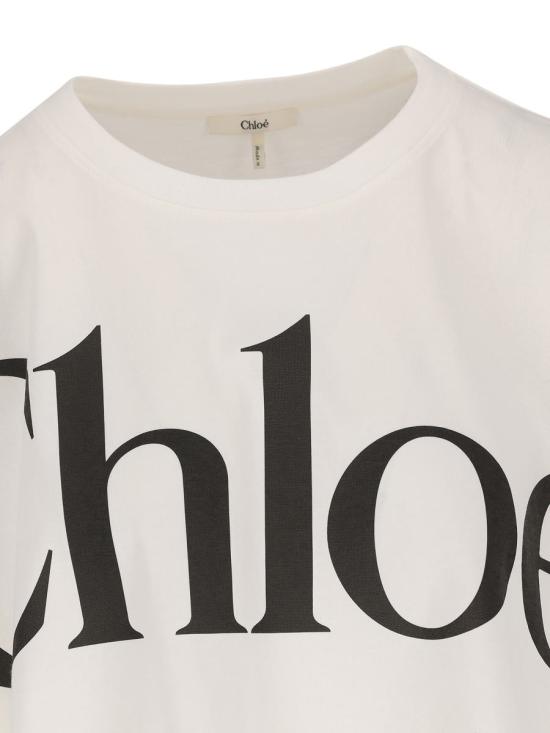 25FW 끌로에 반팔 티셔츠 CH24AJH09183101 AI25 WHITE - CHLOE