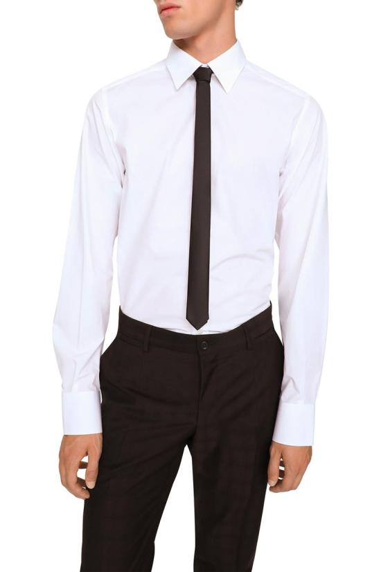 25FW 돌체앤가바나 긴팔 셔츠 G5LA0TFU5T9W0800 WHITE - DOLCE & GABBANA