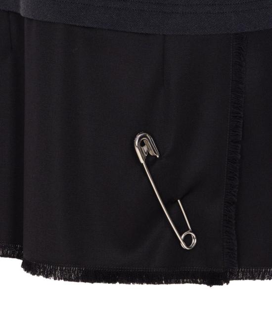 25FW 발렌시아가 미디 원피스 838784TOT031000 Black - BALENCIAGA