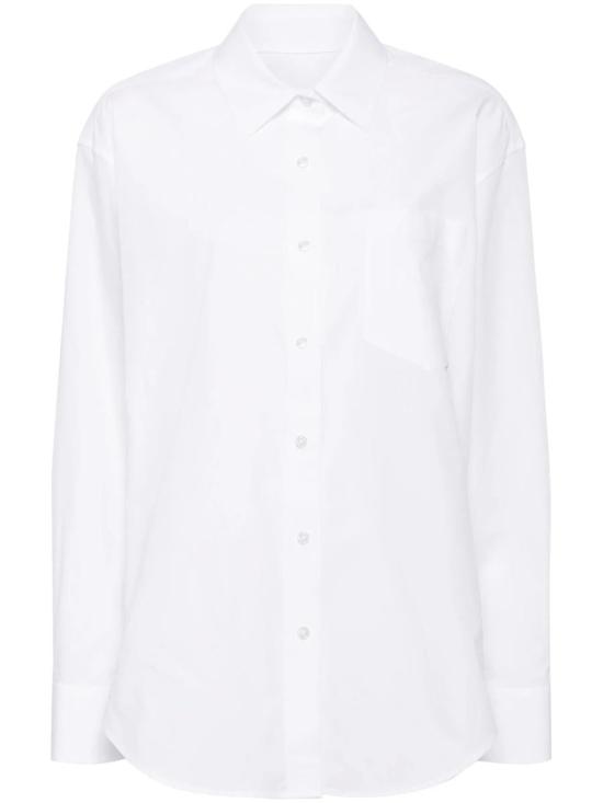 25FW 알렉산더 왕 셔츠 4WC2241482 50139 100 WHITE