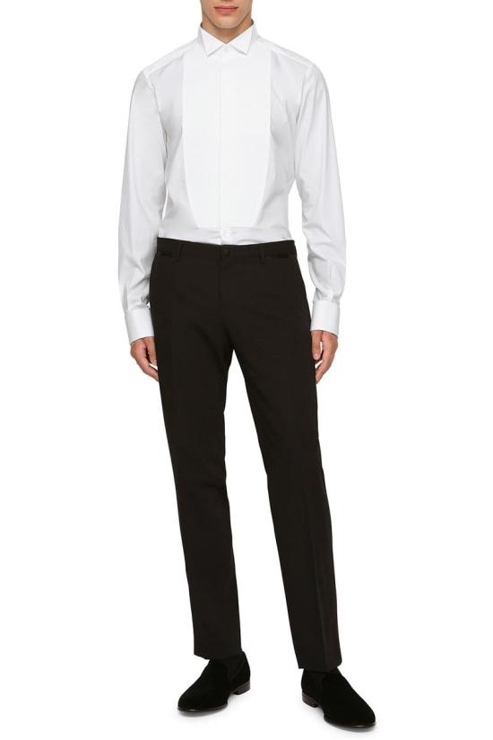 25FW 돌체앤가바나 긴팔 셔츠 G5EN3TFU5T9W0800 WHITE - DOLCE & GABBANA