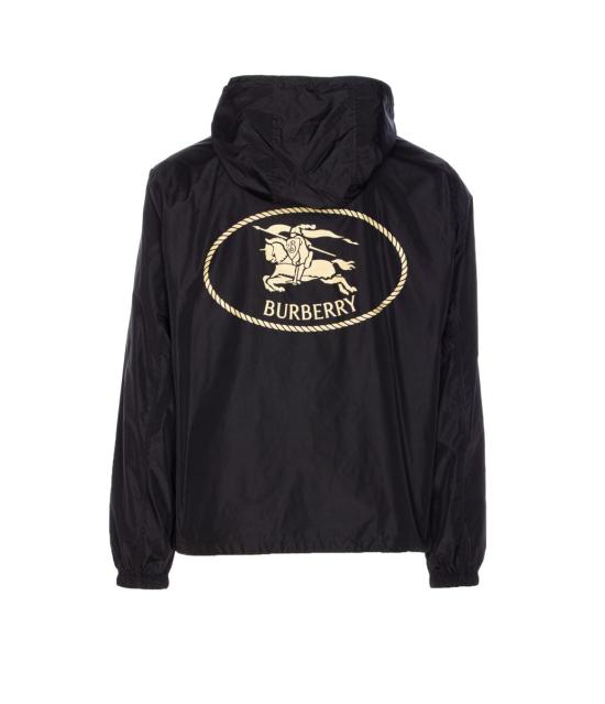 25FW 버버리 나이트 스탬프 나일론 자켓 8110236A1189 Black - BURBERRY