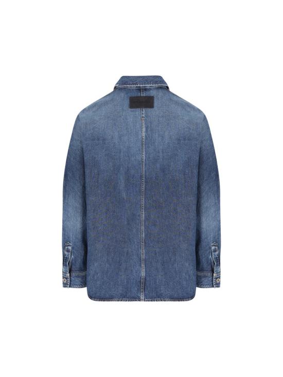 25FW 지방시 데님 셔츠 BM615W516L401 AI25 BLUE - GIVENCHY