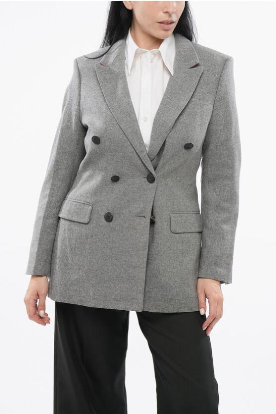  랙앤본 수트 자켓 WAW23F4020AL20 0 HTHRGRY Gray