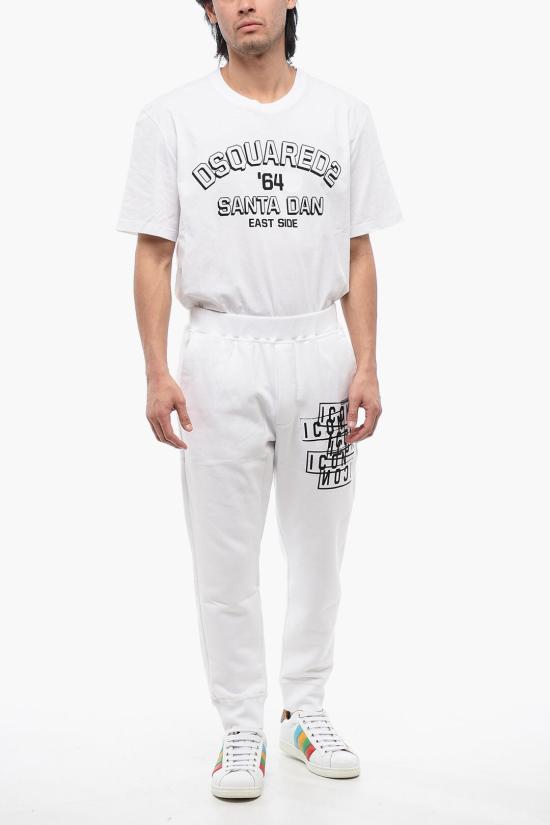  디스퀘어드2 스트레이트 팬츠 S79KA0060 S25516 100 White - DSQUARED2