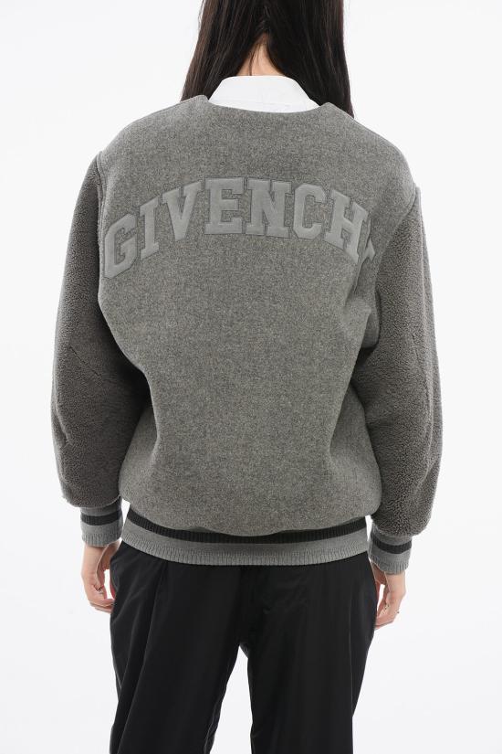  지방시 봄버 자켓 BW00LM61AT 055 Gray - GIVENCHY