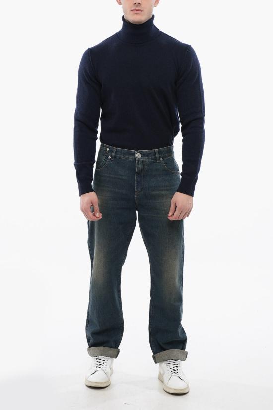  발망 데님 팬츠 BH0MI044 DD93 6KD Blue - BALMAIN