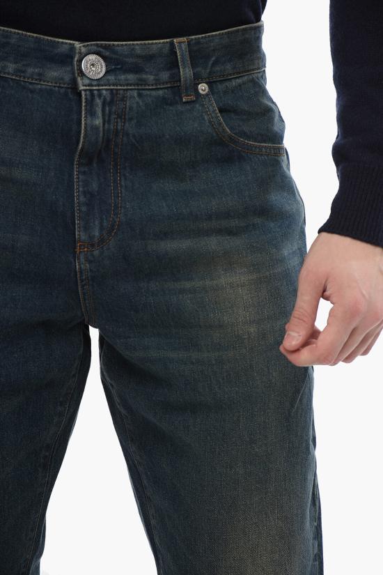  발망 데님 팬츠 BH0MI044 DD93 6KD Blue - BALMAIN