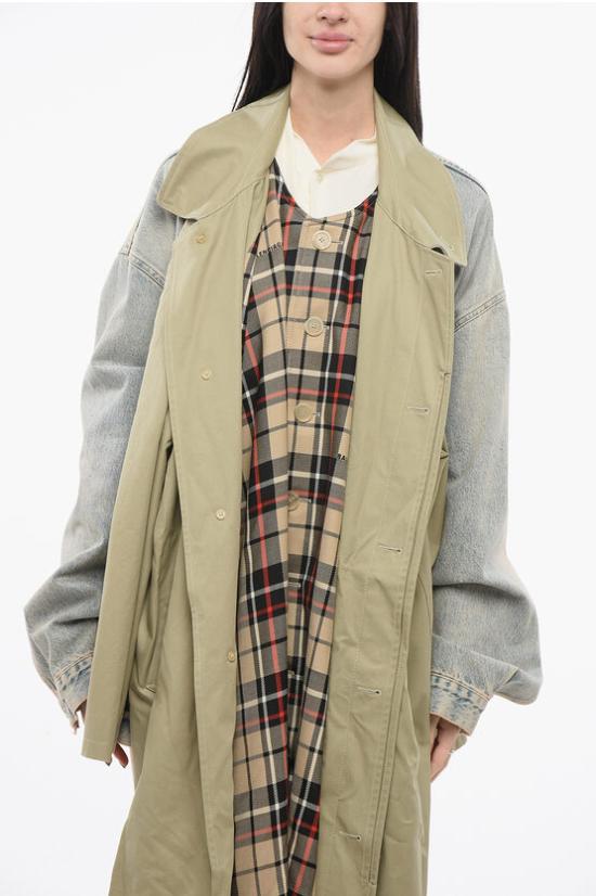  발렌시아가 코트 773224TKP06 2801 Verde Multicolor - BALENCIAGA