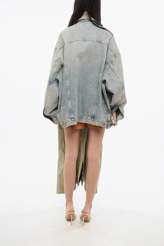  발렌시아가 코트 773224TKP06 2801 Verde Multicolor - BALENCIAGA