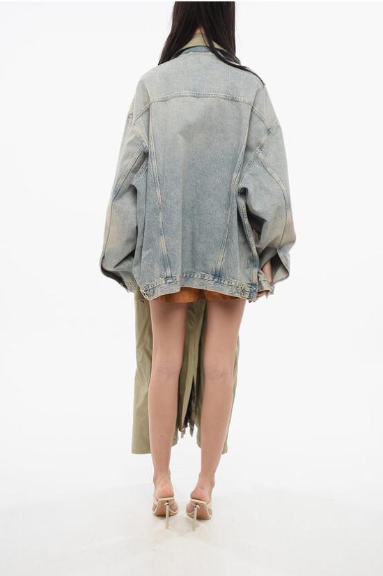  발렌시아가 코트 773224TKP06 2801 Verde Multicolor - BALENCIAGA