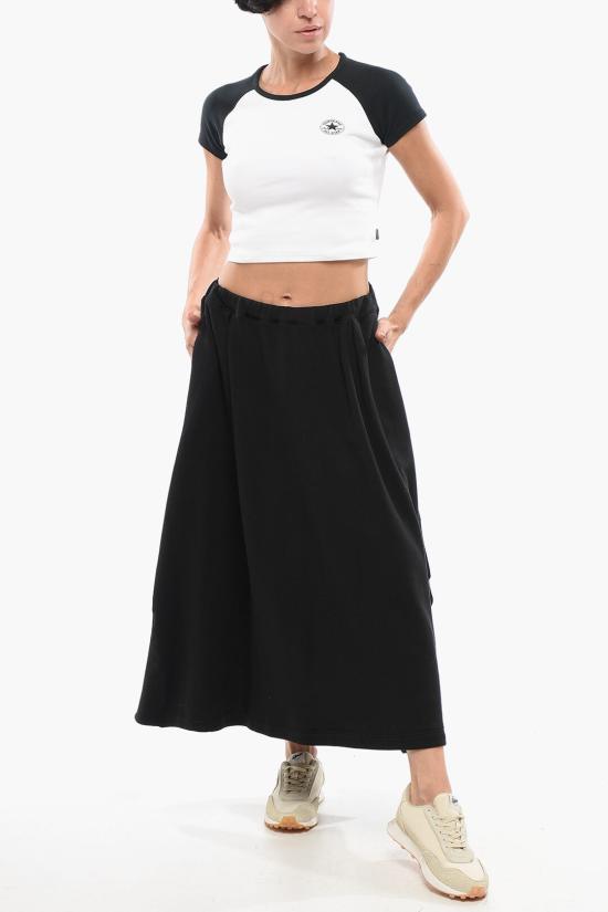  컨버스 반팔 티셔츠 10027396 A01 Black White - CONVERSE