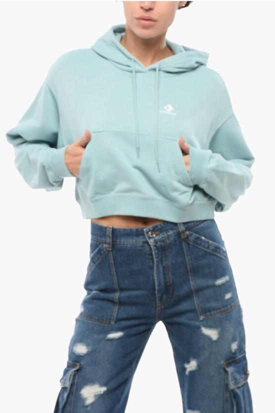  컨버스 후드 티셔츠 10027616 A03 Blue