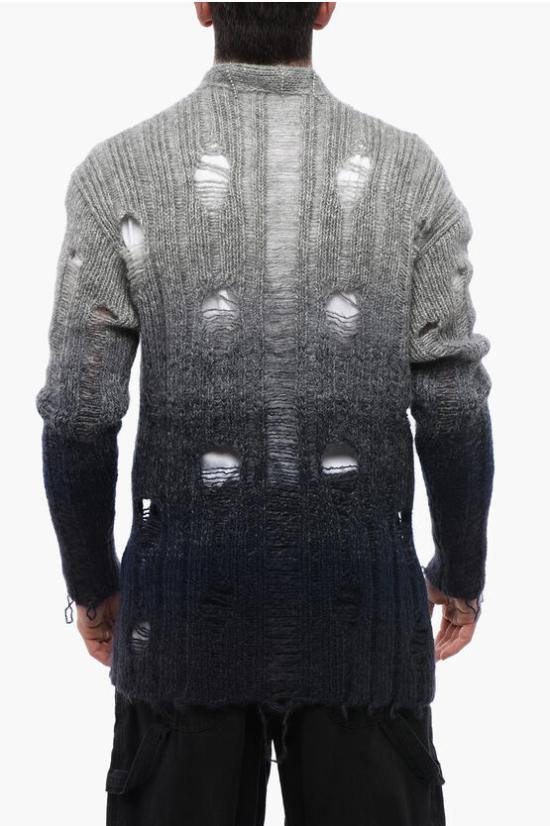  오프화이트 가디건 OMHB024F23 KNI002 4300 Gray - OFF WHITE