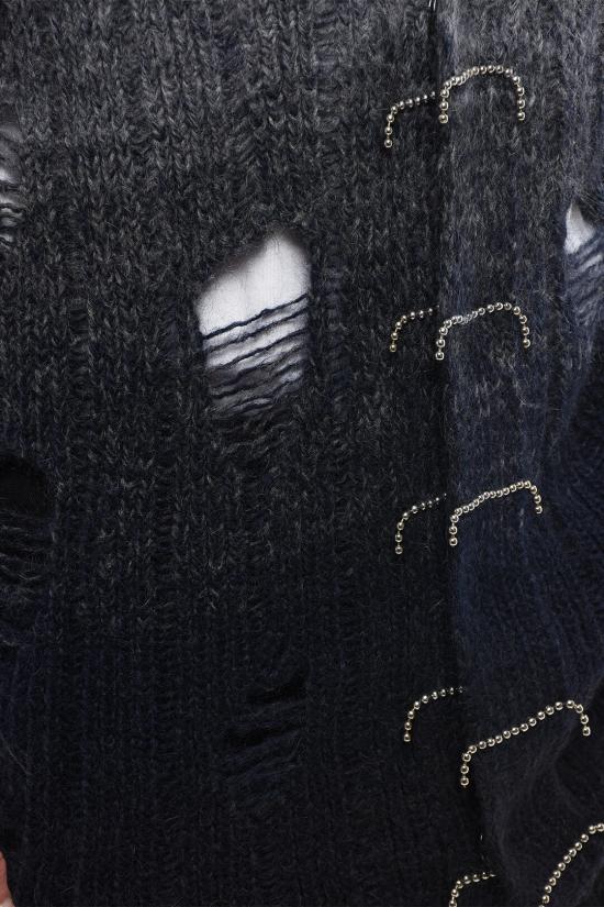  오프화이트 가디건 OMHB024F23 KNI002 4300 Gray - OFF WHITE