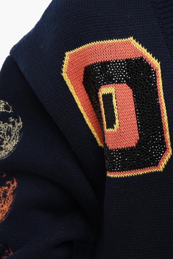  오프화이트 가디건 OMHB019F23 KNI001 4784 Blue - OFF WHITE