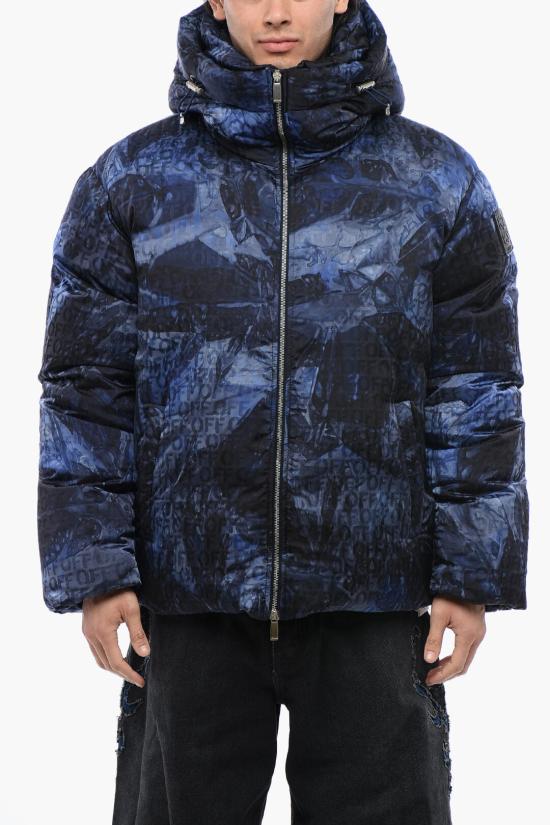  오프화이트 숏패딩 OMEJ003F23 FAB001 4700 Blue
