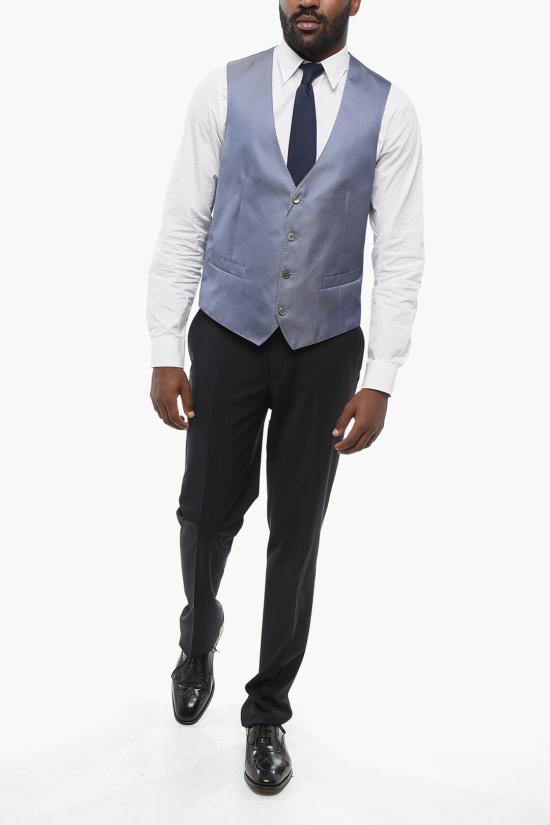  꼬르넬리아니 수트 자켓 83C095 9117196 008 Light blue - CORNELIANI