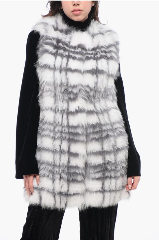  Mad Dam 코트 MAD016FOXGREY WHITE Bianco Grigio