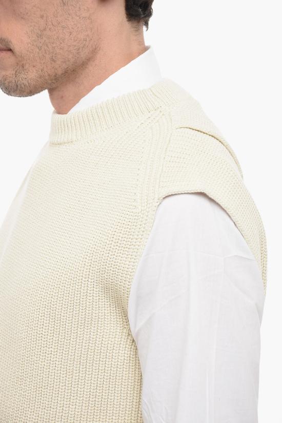  질샌더 긴팔 티셔츠 J21FB0105 J15381 107 Beige - JIL SANDER