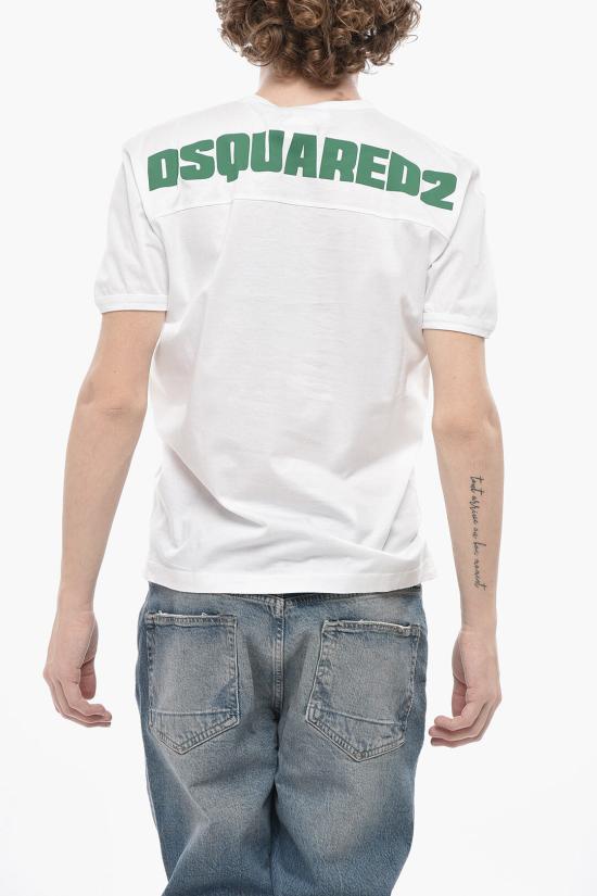  디스퀘어드2 반팔 티셔츠 S71GD1291 S23009 100 White - DSQUARED2