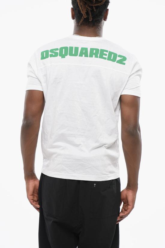  디스퀘어드2 반팔 티셔츠 S71GD1291 S23009 100 White - DSQUARED2