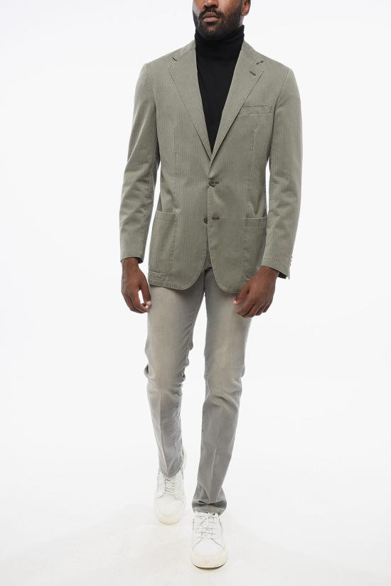  꼬르넬리아니 수트 자켓 676Z70 0008154 001 Green - CORNELIANI