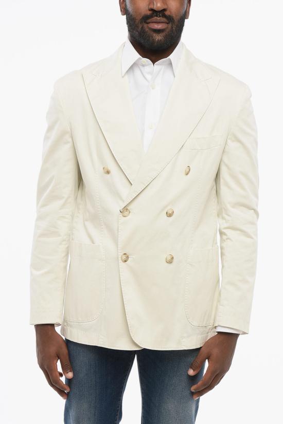  꼬르넬리아니 수트 자켓 87YAZ4 1120155 028 White