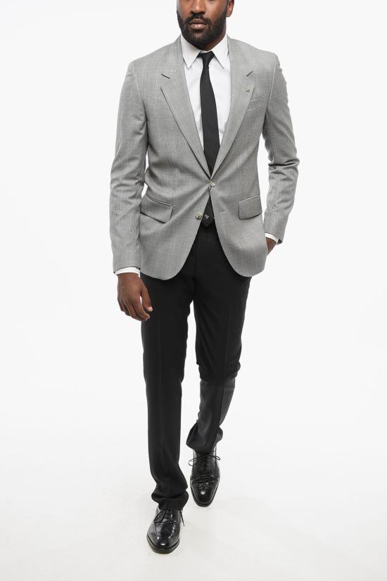  꼬르넬리아니 수트 자켓 876Z10 1167018 013 Black White - CORNELIANI