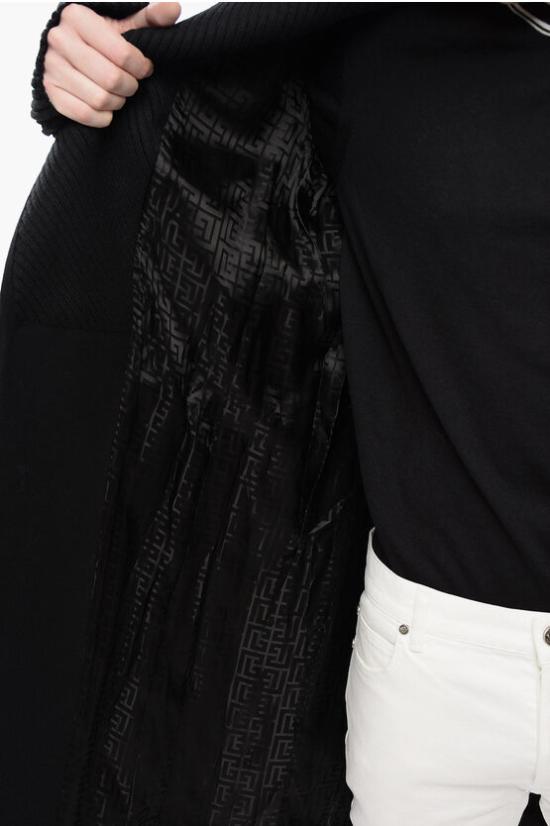  발망 코트 YH1UB030WB06 0PA Black - BALMAIN