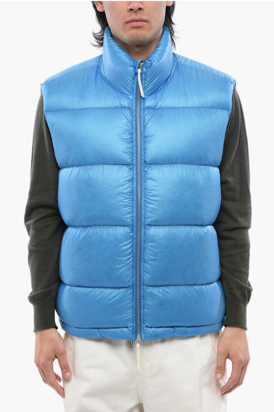  질샌더 패딩 조끼 J47AF0120 J70122 437 Light blue