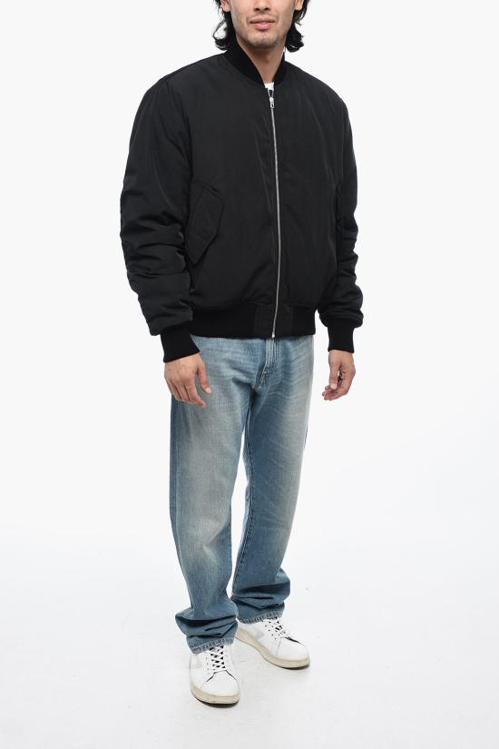  1989 스튜디오 봄버 자켓 D0737 POLYESTER BLACK Black - 1989 STUDIO