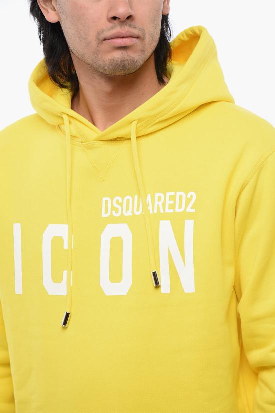  디스퀘어드2 후드 티셔츠 S79GU0003 S25516 171 Yellow - DSQUARED2
