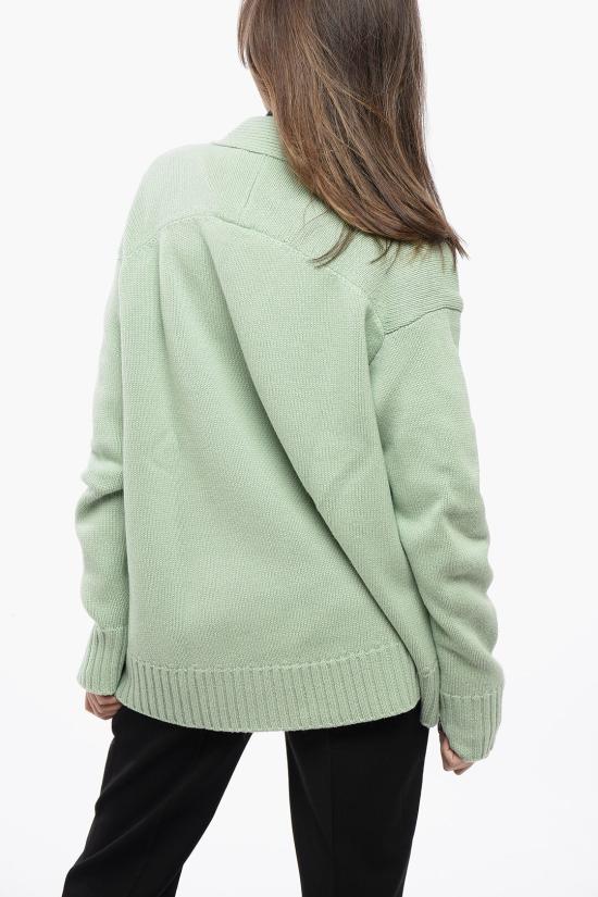  질샌더 가디건 J02GP0038 J13203 335 Green - JIL SANDER