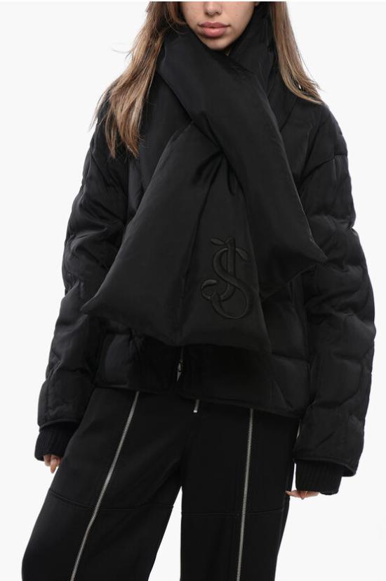  질샌더 숏패딩 J02AF0105 J65152 001 Black