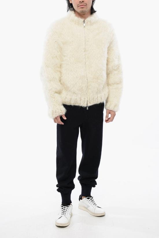  질샌더 집업 니트 J21HP0003 J14675 106 White - JIL SANDER