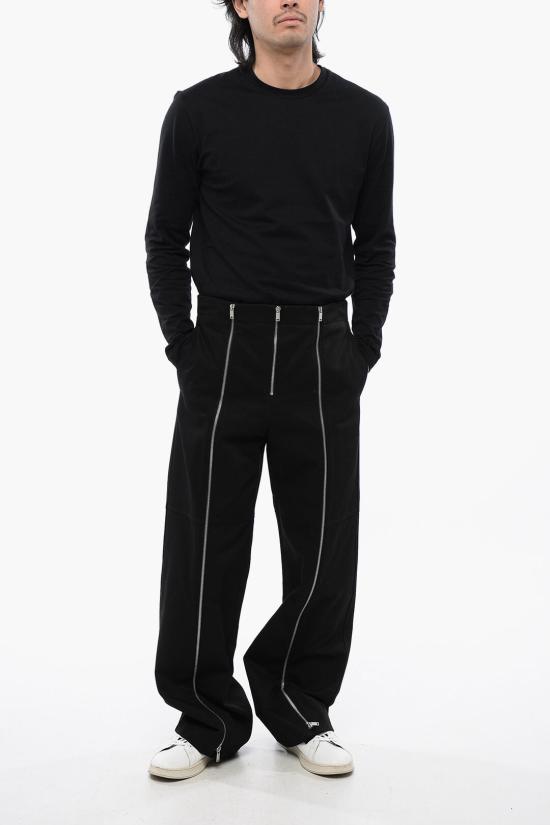  질샌더 스트레이트 팬츠 J21KA0175 J45197 001 Black - JIL SANDER