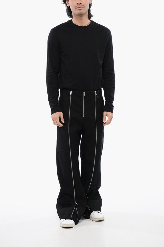  질샌더 스트레이트 팬츠 J21KA0184 J40001 001 Black - JIL SANDER