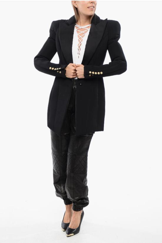  발망 수트 자켓 YF0SI185MB02 0PA - BALMAIN