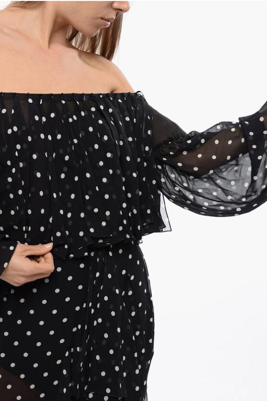  발망 원피스 TF16986I334 EAB Black - BALMAIN