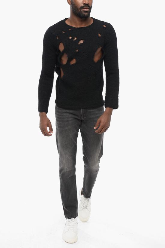  꼼데가르송 스웨터 1L N003 W23 0 1 Black - COMME DES GARCONS