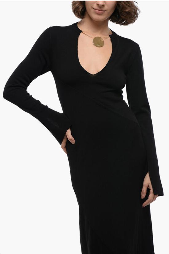  질샌더 롱 원피스 J02CT0140 J14595 001 Black - JIL SANDER