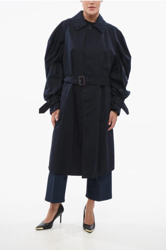  발렌시아가 코트 704550 TBP01 4063 Blue - BALENCIAGA