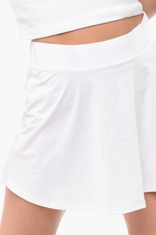  알마니 숏 스커트 8NTN51 TJGBZ 1100 White - ARMANI